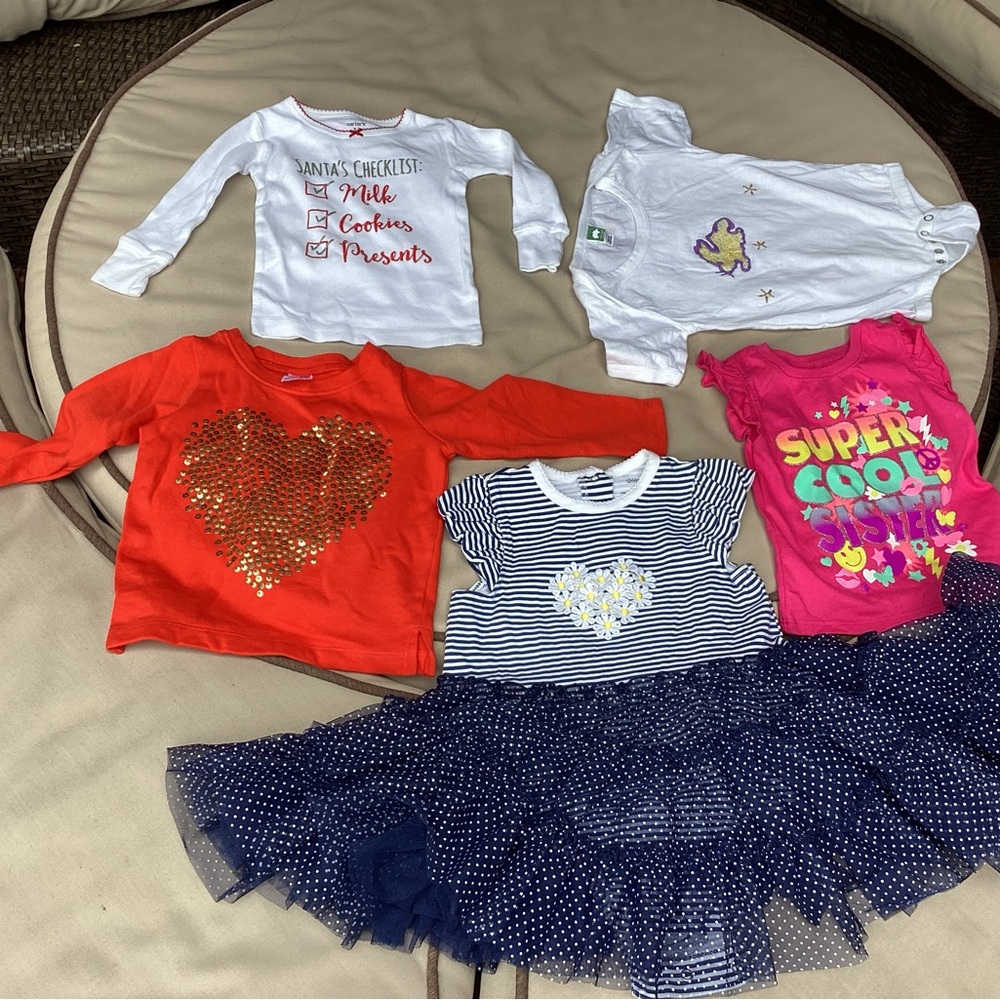 5 Ps 12 -18 months girl new clothing-dresses/shirt/onesie-brand new